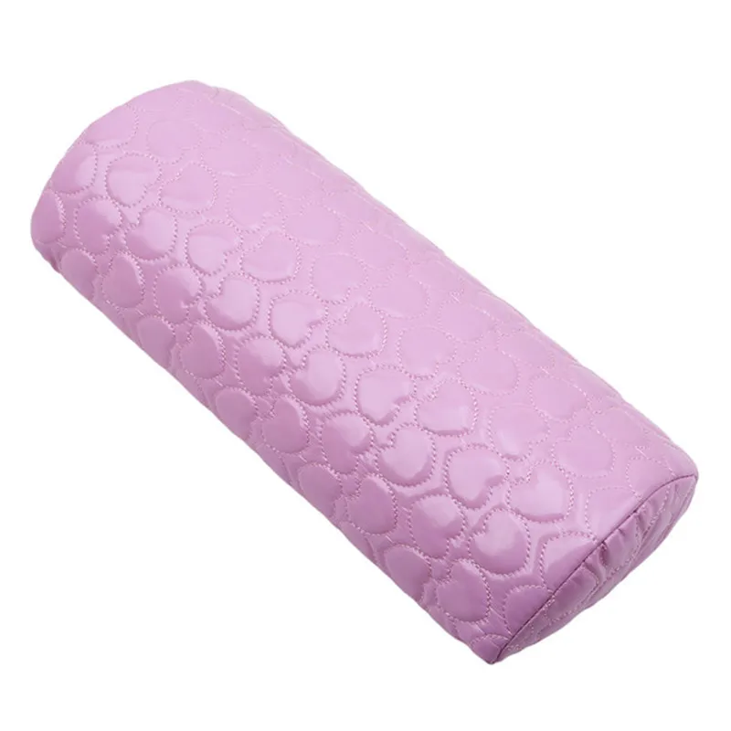 Leather Nail Hand Pad, Love Pattern Removable Hand Rest for Nail Salon Tools