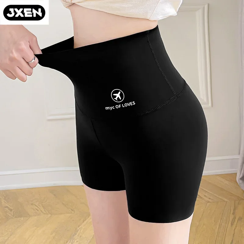 Safety Pants Women's Summer Thin Belly Three-point Shark Pants Wear Seamless Yoga Cycling Leggings Shorts Legginsy Meskie