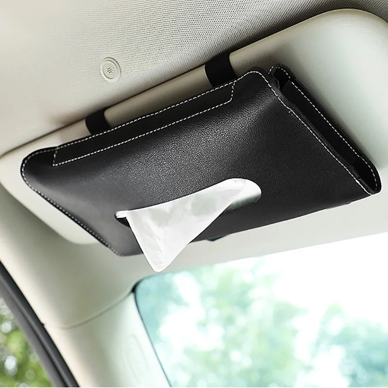 

Car Tissue Box Towel Sets Car Sun Visor Tissue Box Holder Auto Interior Storage Decoration for BMW Car Accessories