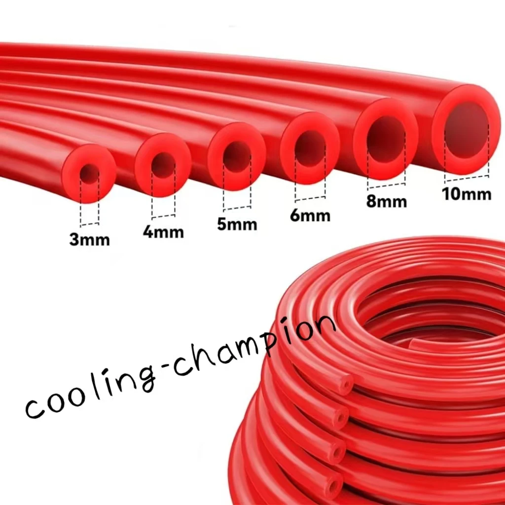 Tuyau d'aspiration en silicone SJBOB de 3 mètres, diamètre intérieur 3mm 4mm 5mm 6mm 8mm 10mm 13mm, tube de surpression turbo, pour eau, air, liquide de refroidissement, vanne, 10 pieds