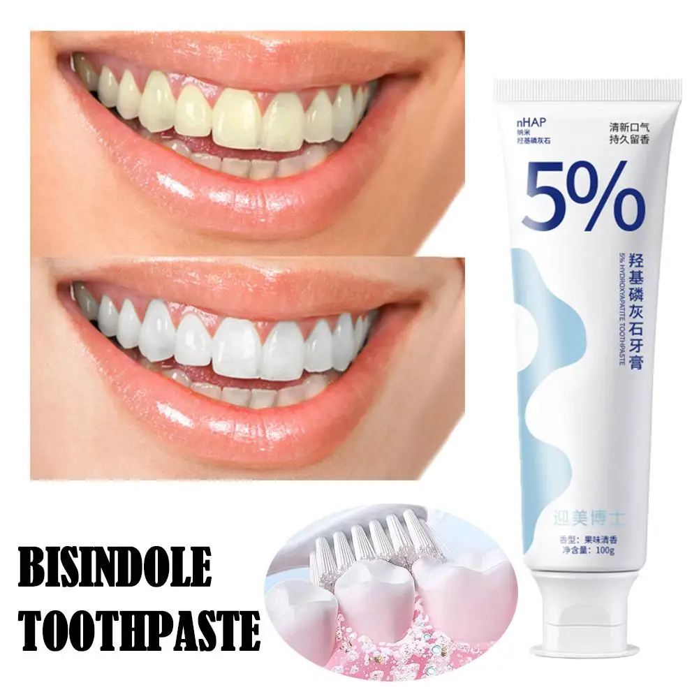 1Pc Hydroxyapatite Clean Mouth Long Lasting Whitening Dental Periodontal Clean Toothpaste Toothpaste Care Plaqu Fresh Breat C9G0