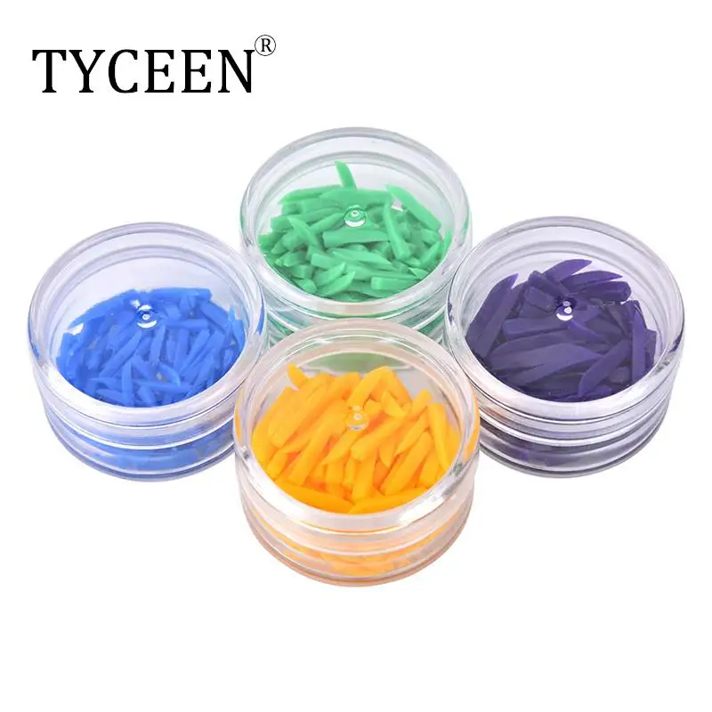 350pcs/lot Teeth Wedges Plastic 4 Colors Disposable Medical Dental Wedges Teeth Care Dentist Material Equipment Dental tool