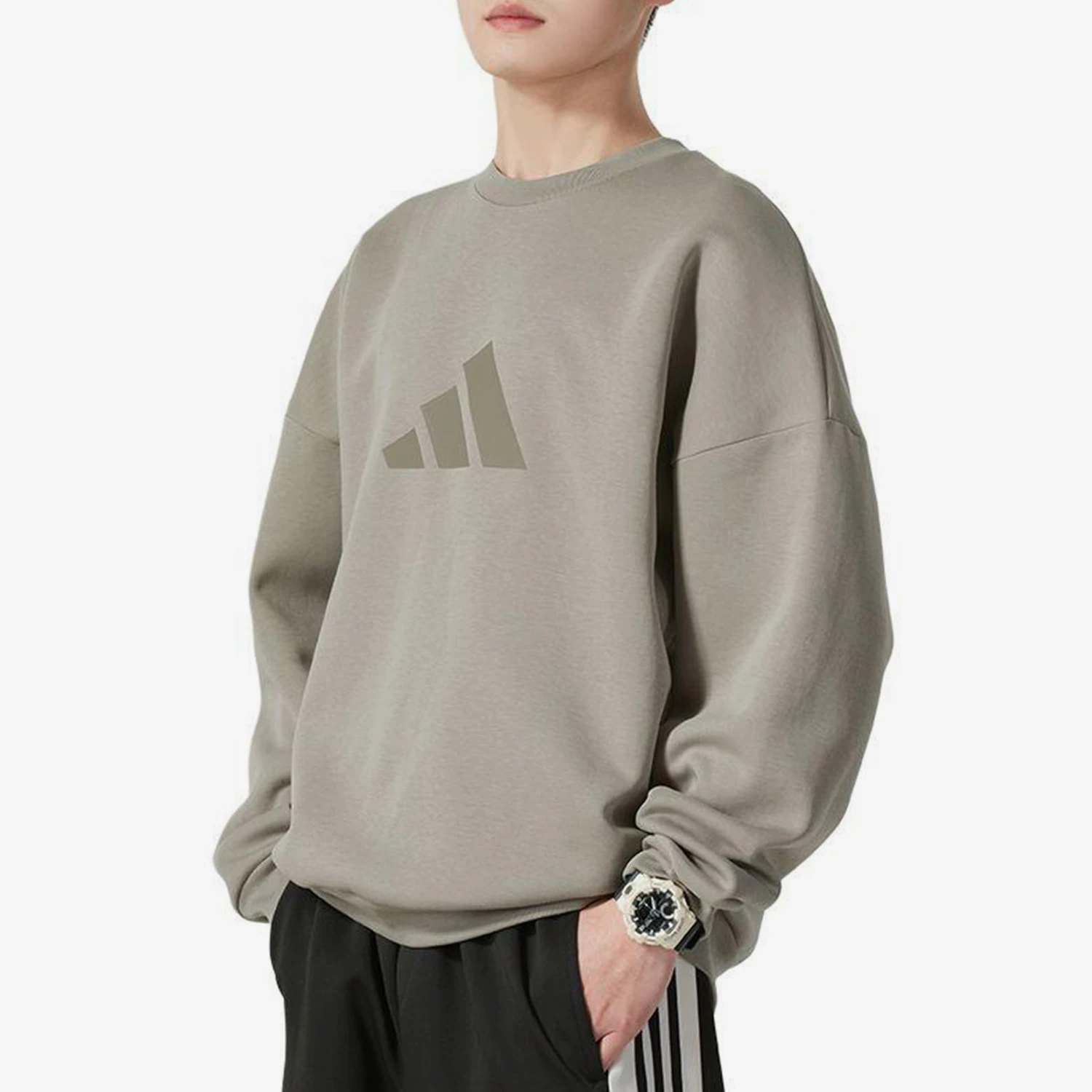 

Adidas Official Authentic 2025 New Men's Fashion Simple Hooded Sweatshirt JI8771
