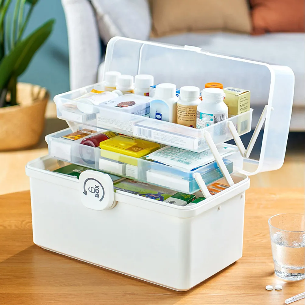 1pcs-large-capacity-portable-medical-box-transparent-cover-first-aid-case-for-family-outdoor-travel-emergency-medicine-organizer