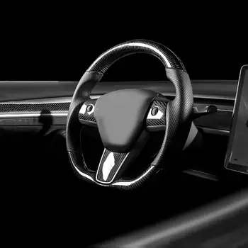 8 best sales Tesla model 3 carbon steering wheel - №8