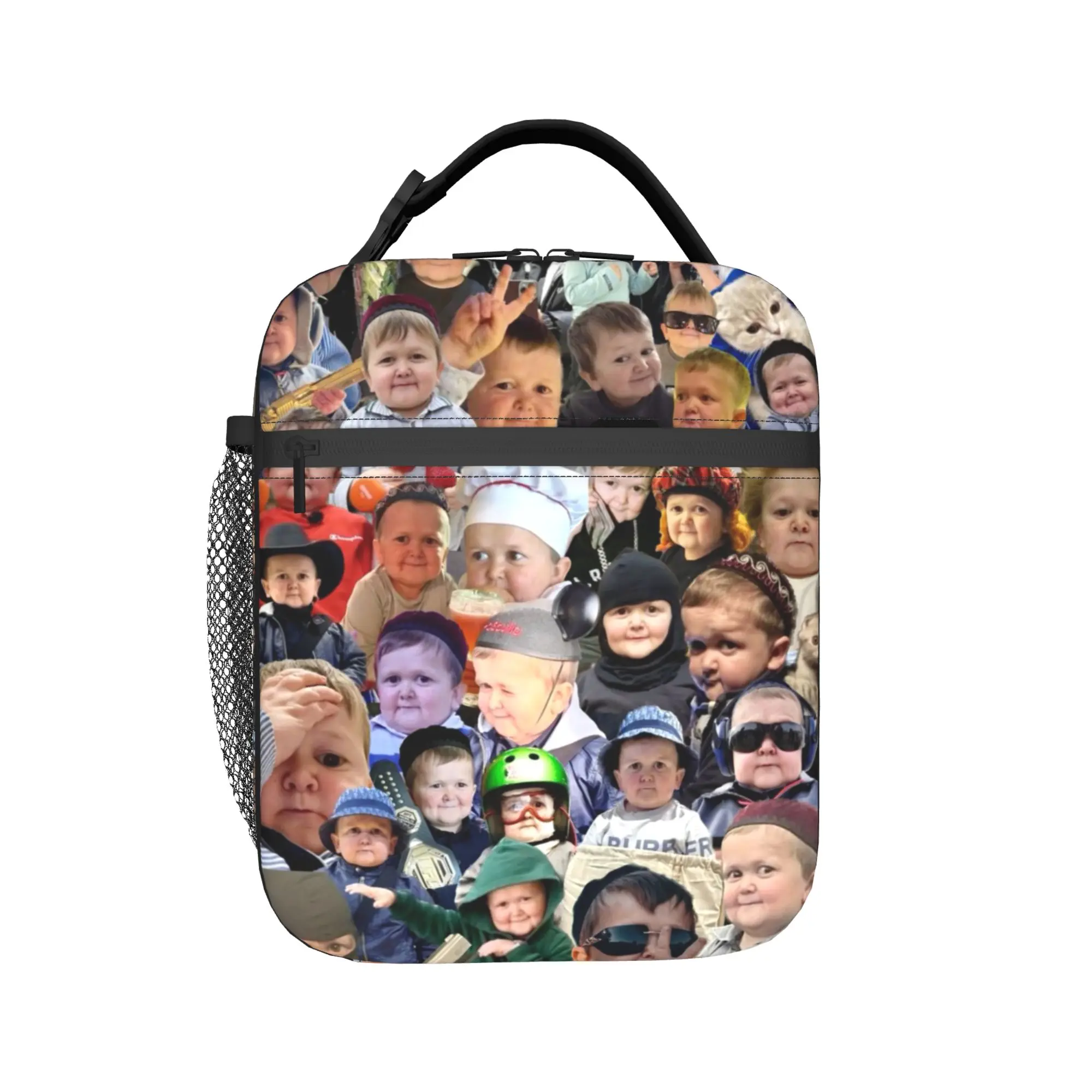Hasbulla Hasbullah Thermal Insulated Lunch Bags for School  Portable Food Bag Men Women Cooler Thermal Food Box