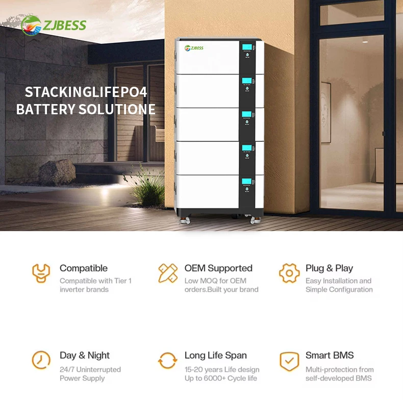 10kWh Stackable Lithium Battery Pack Modular Home/Commercial Solar Storage 51.2V 200Ah