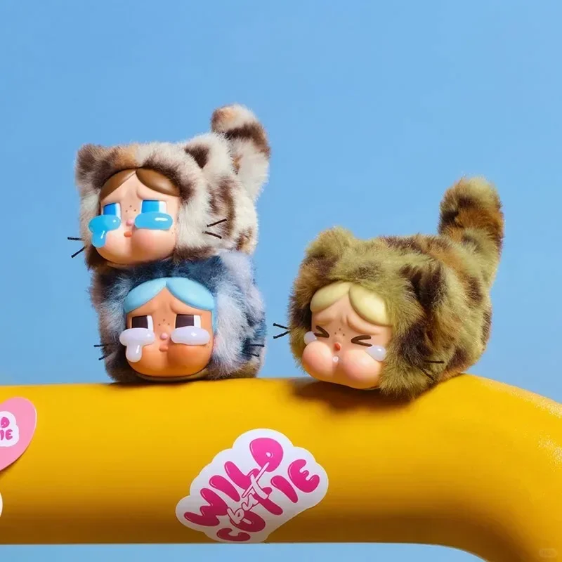 

Оригинальный POPMART CRYBABY леопардовый кот плачущий детский виниловый плюшевый кулон слепая коробка сумка подвесной ключ прекрасный рождественский подарок игрушки