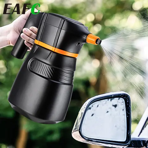 EAFC 2L 전기 폼 분무기 세차 클린 디테일링 스노우 고밀도 폼, 원터치 시작 다목적 자동차 및 홈 클리너