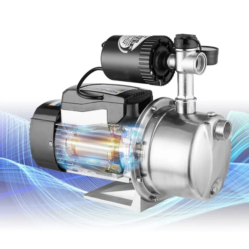 Home Use Fully Automatic 220V Inverter Booster Pump Water Pipe Low Power Mute Efficient Constant Pressure Self-priming Pump