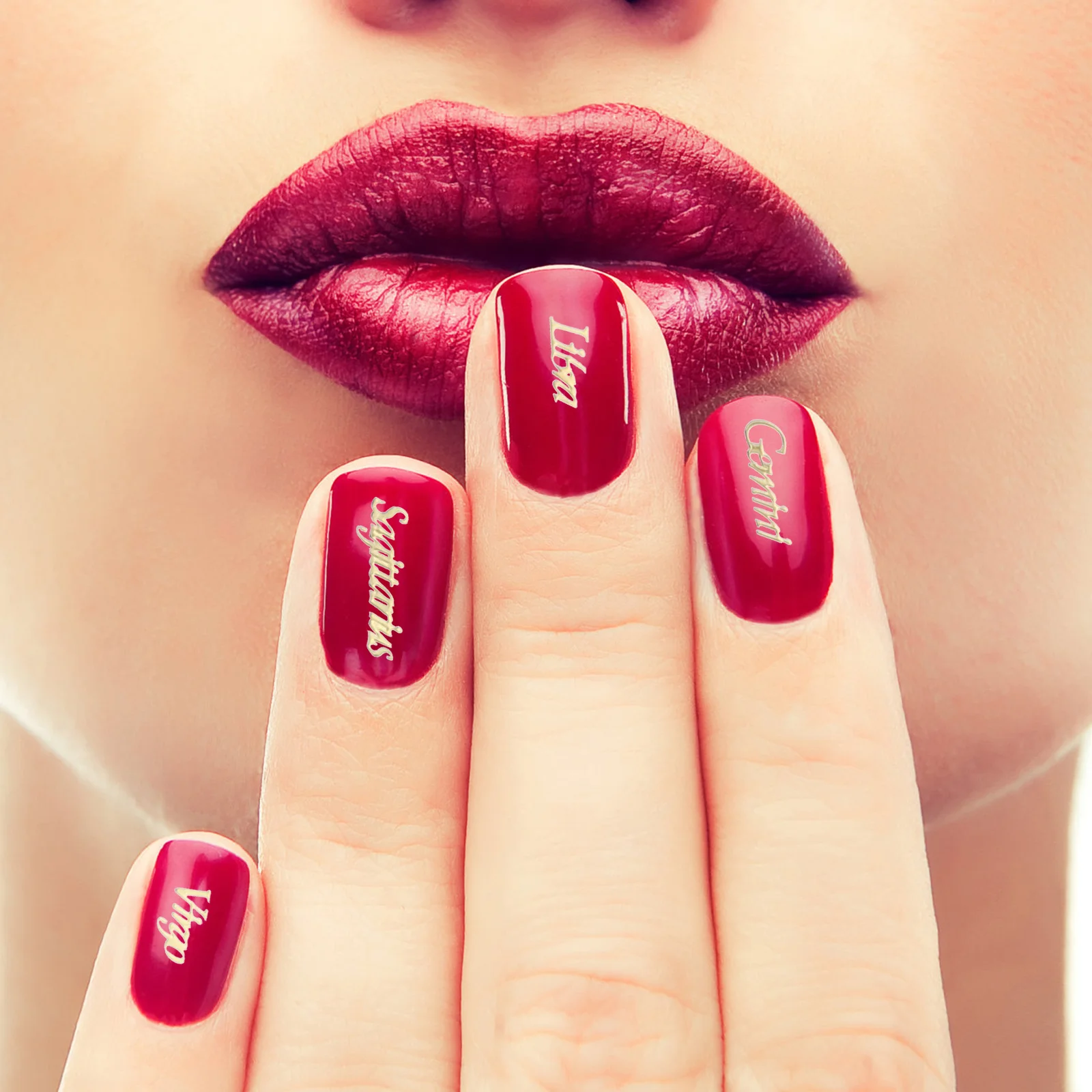 Nail Art Charm Zodiac Decorations Twelve DIY Ornaments Home Salon Alternative Zodiac Nail Charm