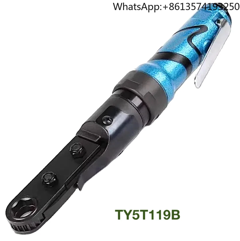 

TY5T119B Pneumatic Thru-Hole Ratchet |190 Rpm | 90Nm | 10mm,11mm,12mm13mm14mm15mm16mm,17mm,18mm,19mm Capacity | Tarboya Tools