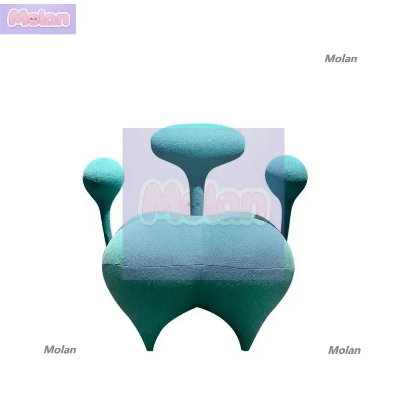 

Designer creative high-end lazy recliner magic balloon chair living room leisure single sofa chair styling cotton villa