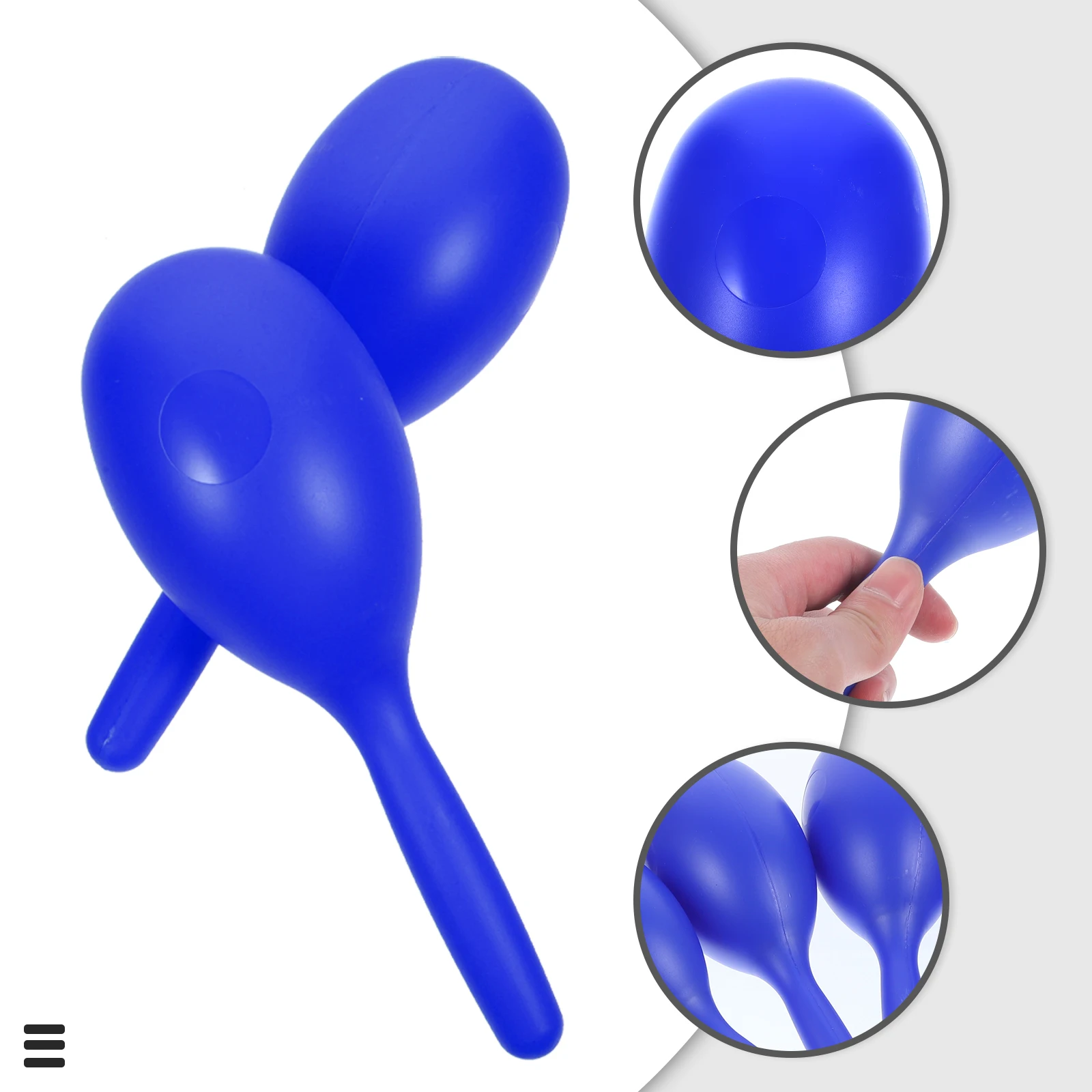 6 pçs crianças maracas brinquedos musicais instrumentos fabricantes de ruído crianças areia abs material percepção sonora presentes educativos