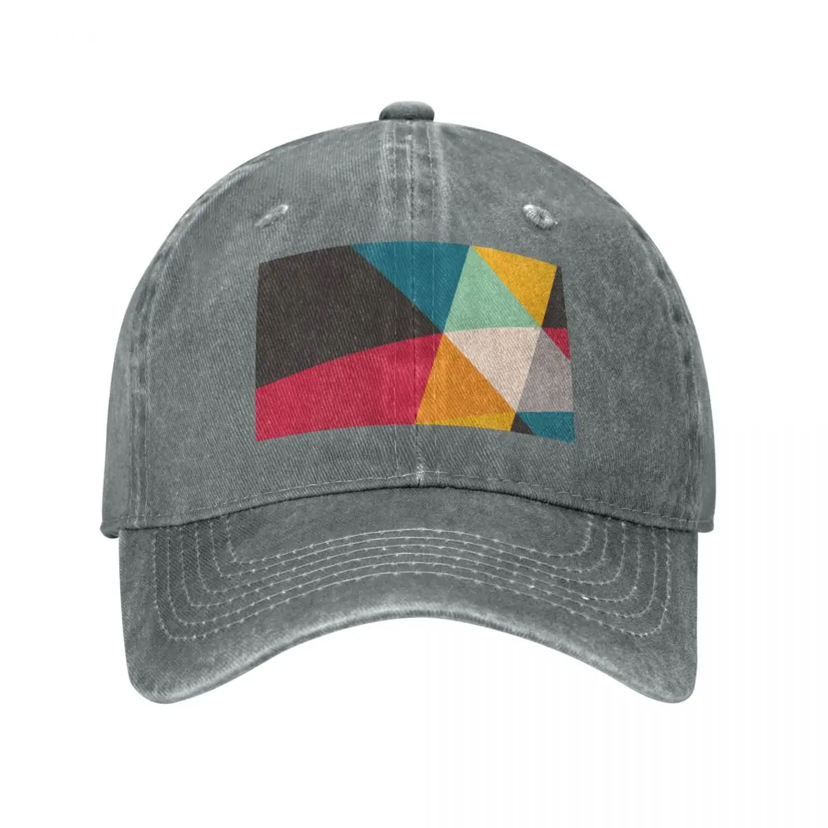 Colourful Geometric Triangles (2012) Cap Cowboy Hat horse hat Winter items Hat for girls Men's