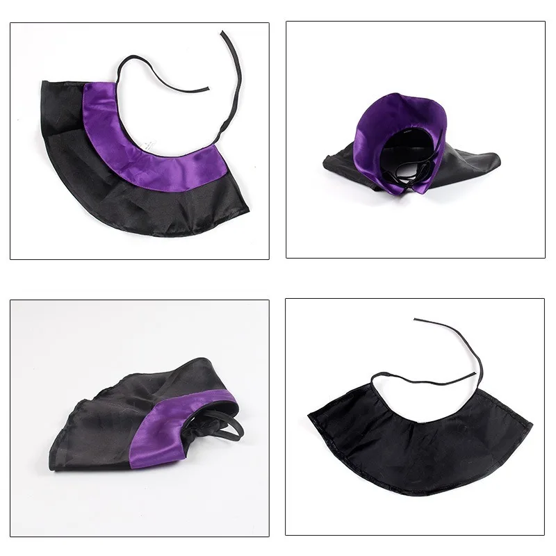 Pet Halloween Cape Cloak Costume for Small Medium Dogs Cats Adjustable Closure for Trick or Treat Party Photoshoot