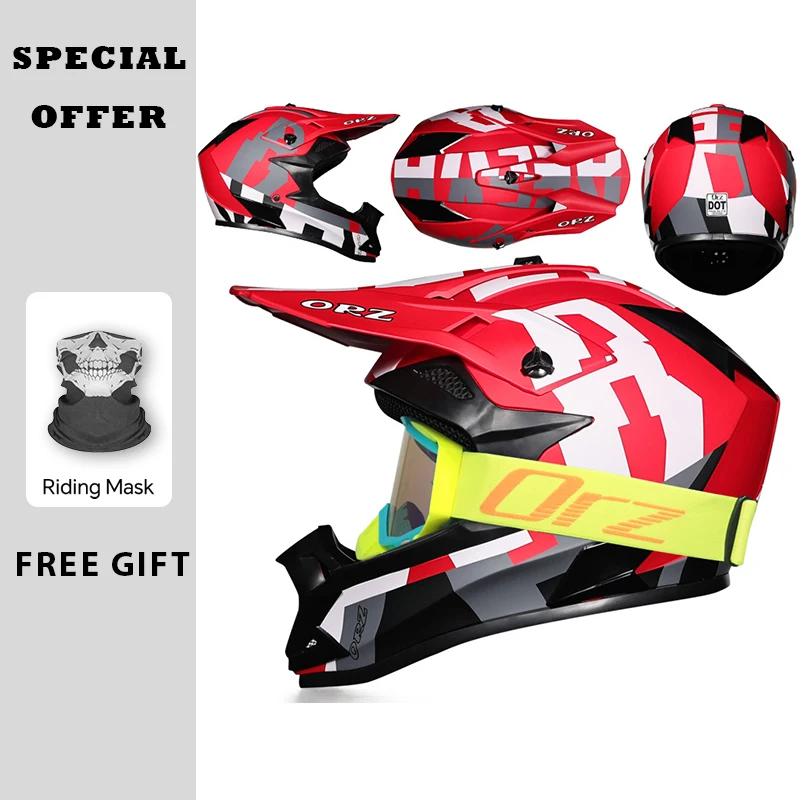 プロレーシングモトクロスヘルメット軽量オフロードヘルメットオートバイダートバイククラシック ATV MTB ヘルメット機器