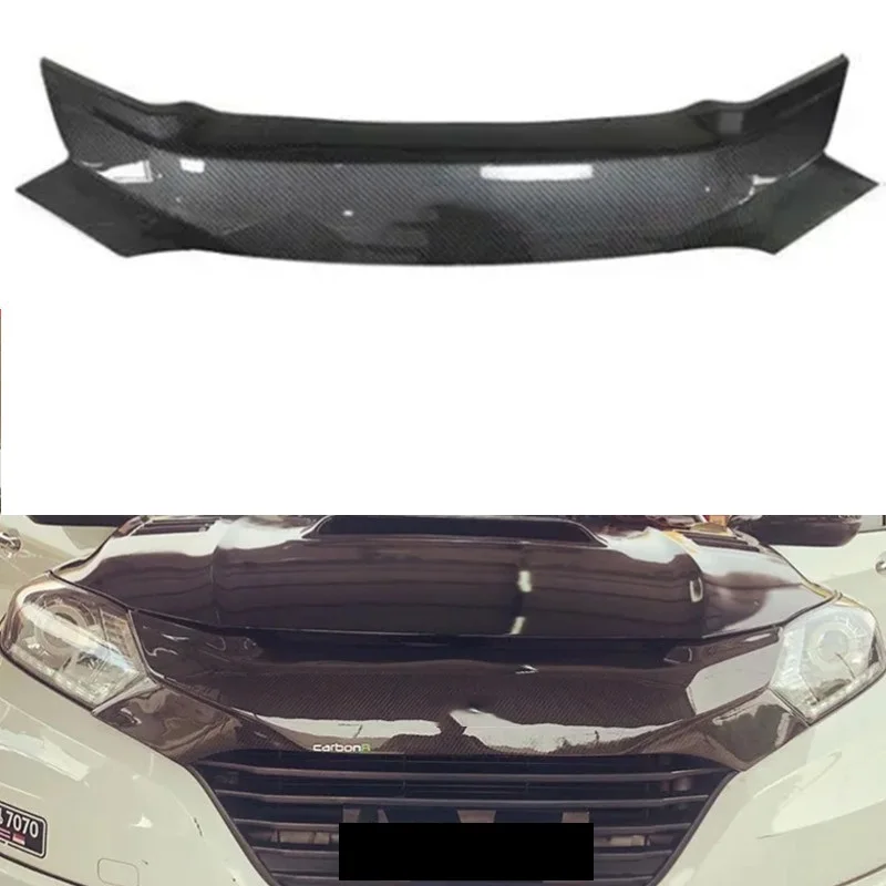 Car Front Grill Grille Decoration Cover Trim Styling Moldings For Honda Vezel HR-V HRV 2014-2018 ABS Center Hood Grilles