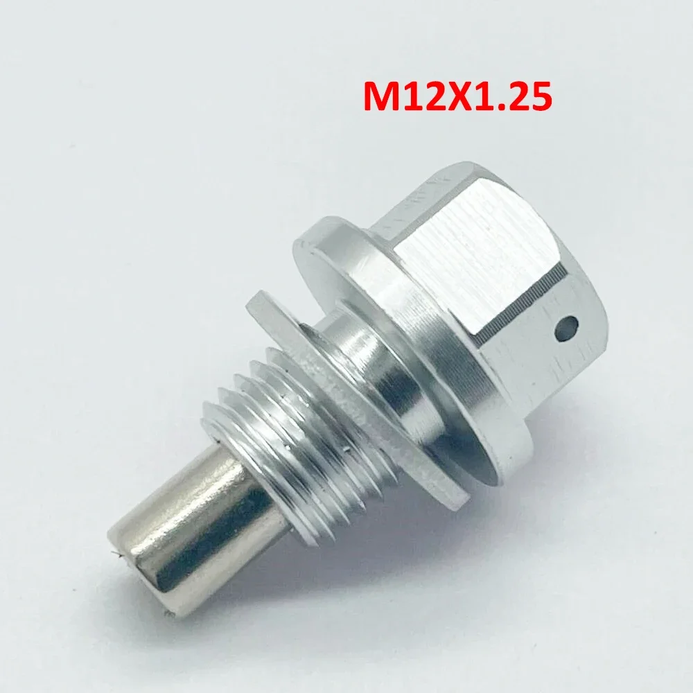 M12X1.25 or M14X1.5 Magnetic Oil Drain Screw for Auto Parts Oil Pan Magnetic Oil Drain Plug for Aluminum Alloy Transmission