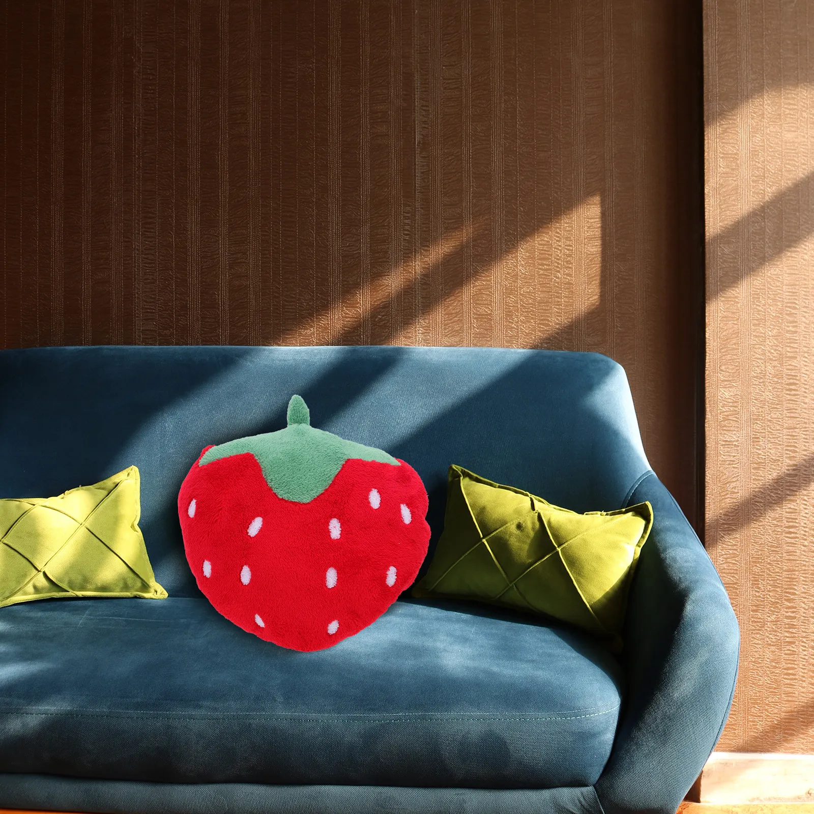 

Мягкая подушка-игрушка в форме клубники 40 см для детей и девочек, декоративная подушка для дивана, кровати, пола, мультяшная плюшевая подушка