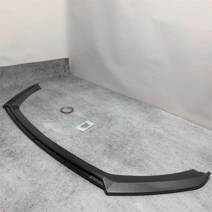 Gloss Black Voorbumper Lip Spoiler Voor Seat Leon MK3 MK3.5 2012-2019 ABS Spoiler Lip Diffuser Cover Tuning aangepaste Accessoires - afbeelding 2