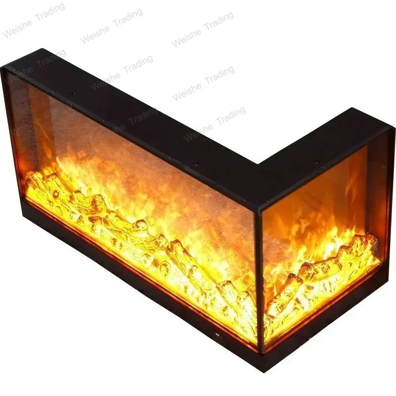 

Decoration Electric Fireplace Living Room European Home Entrance Corner Fireplaces Tv Stand Background Wall Simulation Fireplace