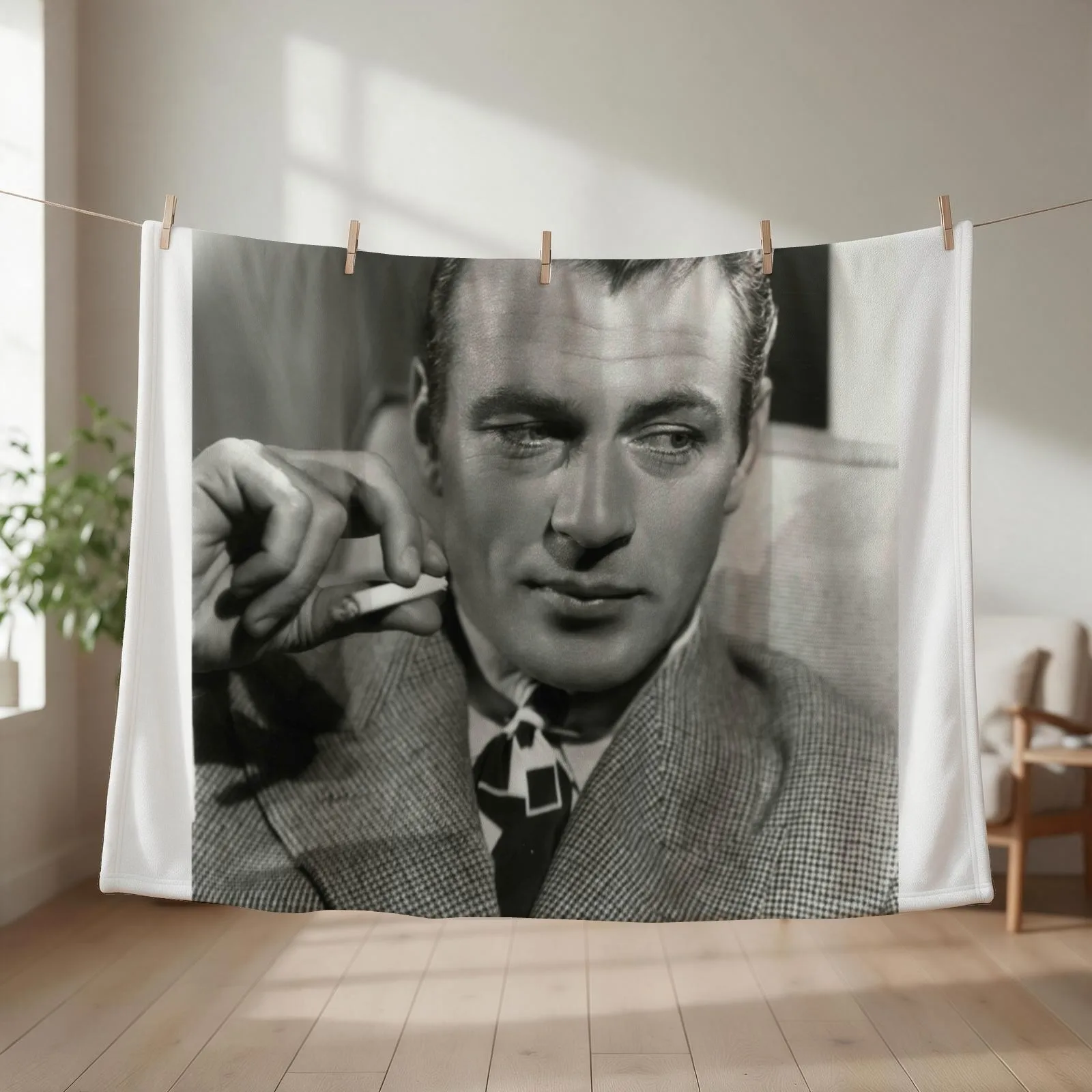 Gary Cooper cute Throw Blanket manga Beautifuls halloween Decorative Sofas Blankets