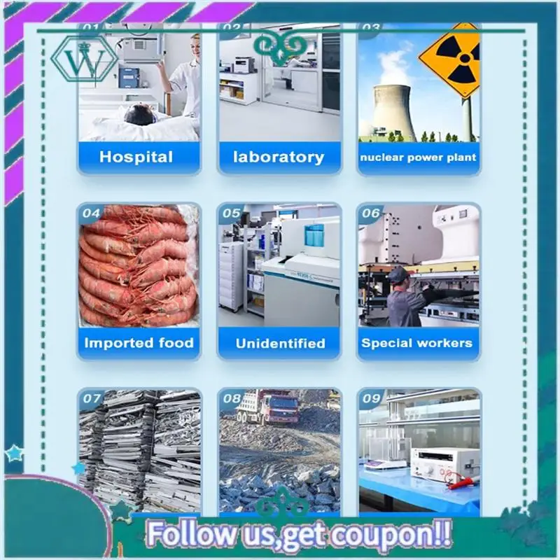 

Upgraded Geiger Counter Nuclear Radiation Detector Handheld Dosimeter Β Y X-Ray Beta Gamma Detector LCD Radioactive Tester