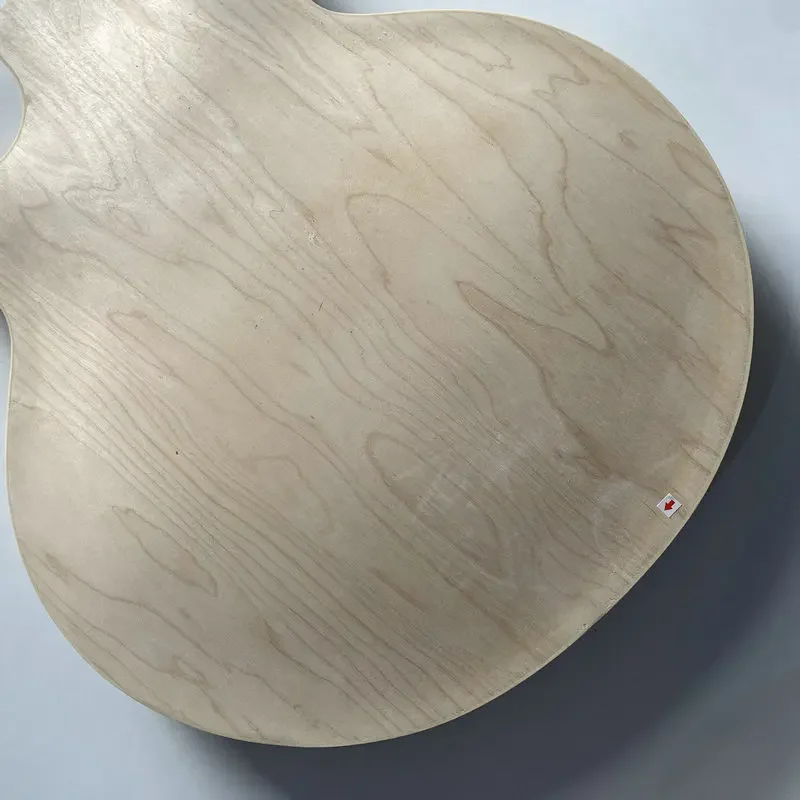 

DB373 Original EPI Jazz Electric Bass Guitr Body Semi Hollow Body Unfinished No Paints for DIY Replacement Authorised