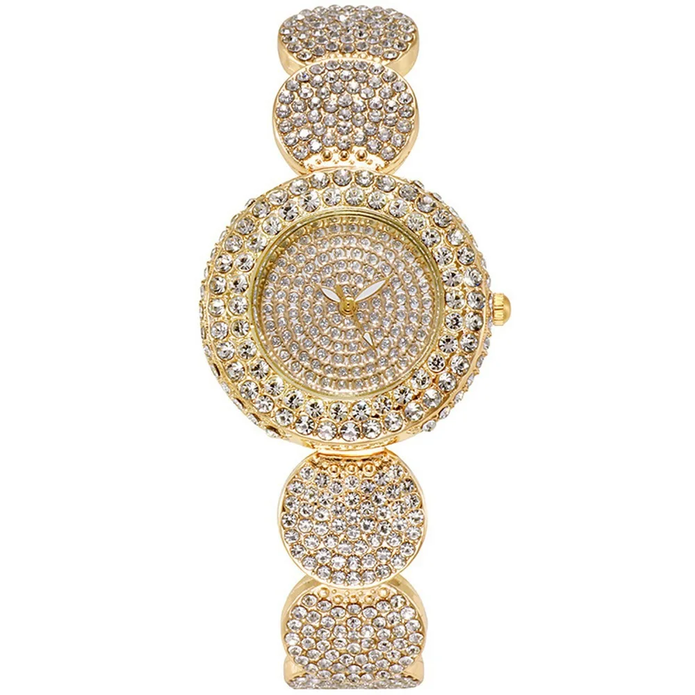 Fashion Pattern Diamond Ladies Watch for women Quartz Women\'s Watch Girls Lady Clock Bracelet Chains Free Shipping Ladies Dress