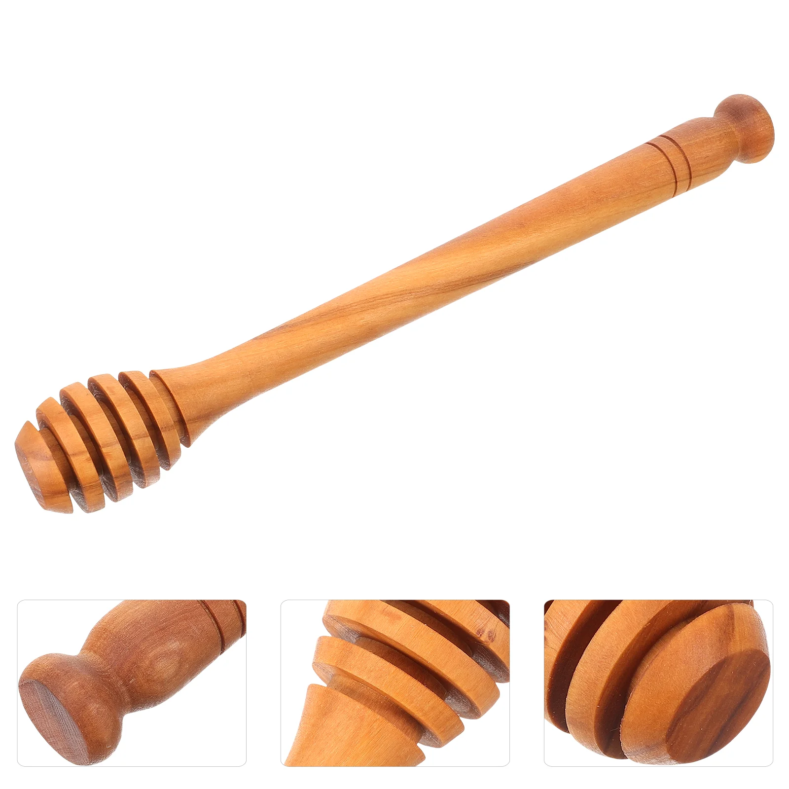 

Wooden Honey Jar Honey Dispenser Dipper Wooden Stick Jam Dipper Honey Stirrers Honey Mixing Sticks