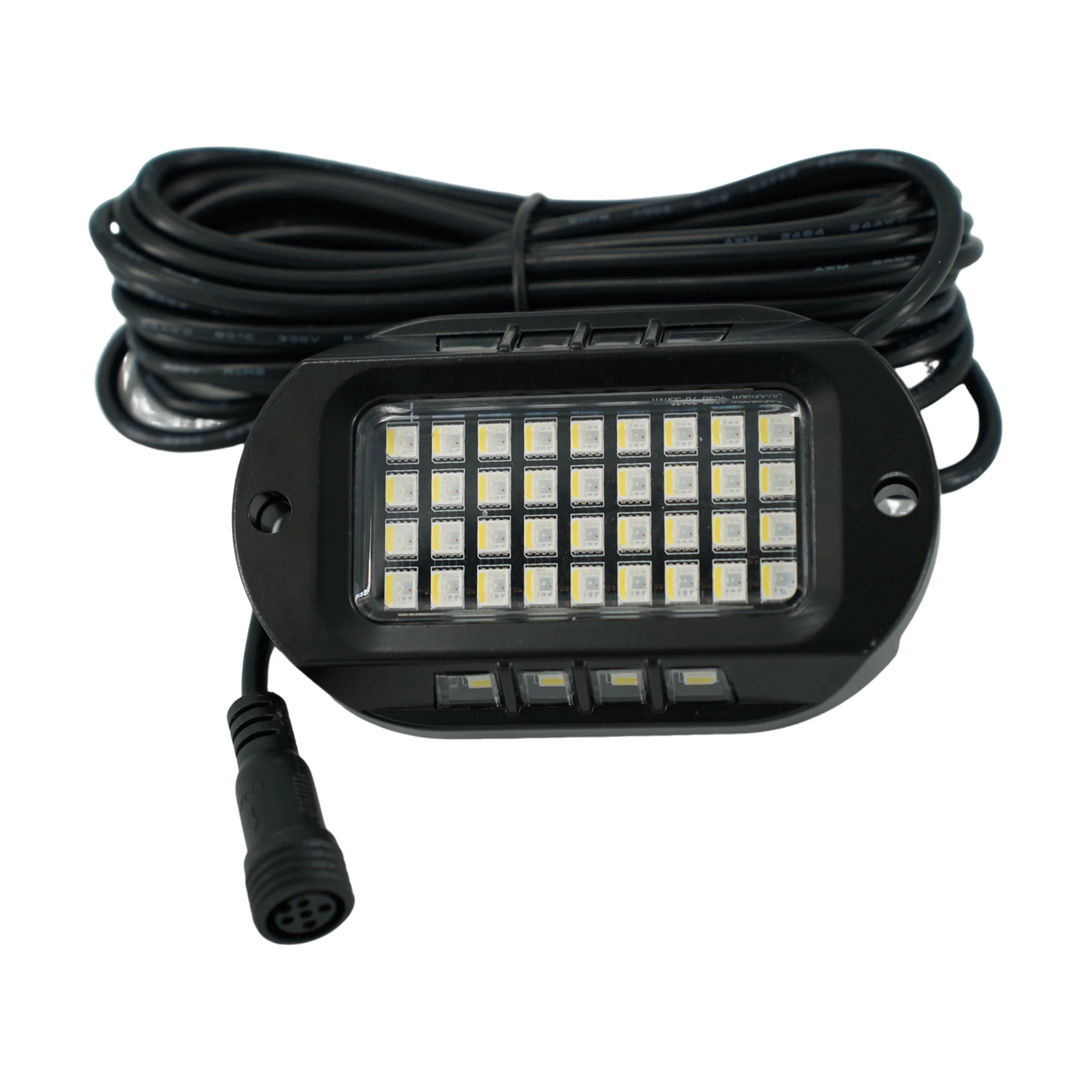 

KingShowstar Hot Sale 8pcs 44Led RGBW Rock Light Dim Light Car Trim Wheel Light Waterproof Truck Utv ATV Off Road