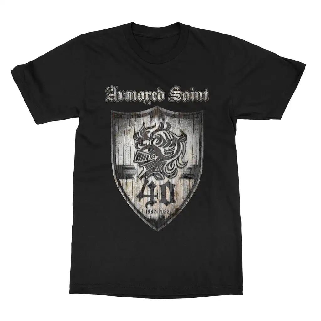 Fit Armored Saint‌ Graphic Cotton Band Shirt Unisex Summer Short Sleeve Fashion Brand Tee Luxury Casual Vintage Tees