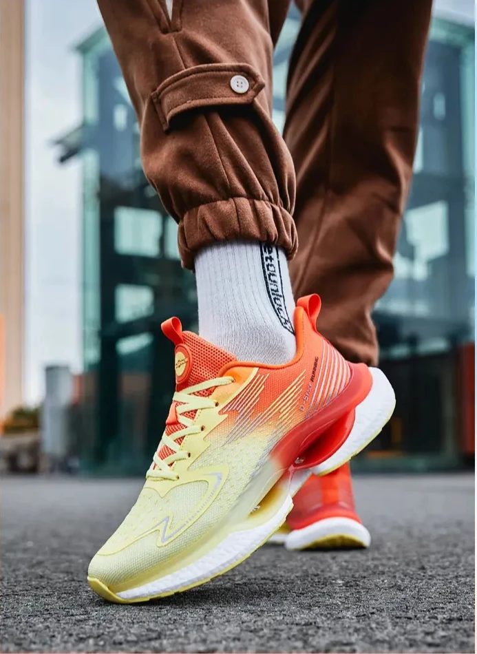 

Кроссовки для марафона Popcorn, амортизирующая и отскок спортивная обувь, модная обувь для пар, кроссовки, мужские кроссовки