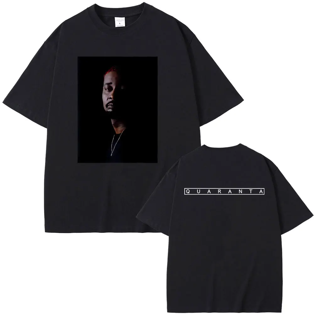 

Rapper Danny Brown Quaranta Album Graphic T-shirt Men Women Hip Hop Fashion Oversized Short Sleeve T Shirt Male Pure Cotton Tees