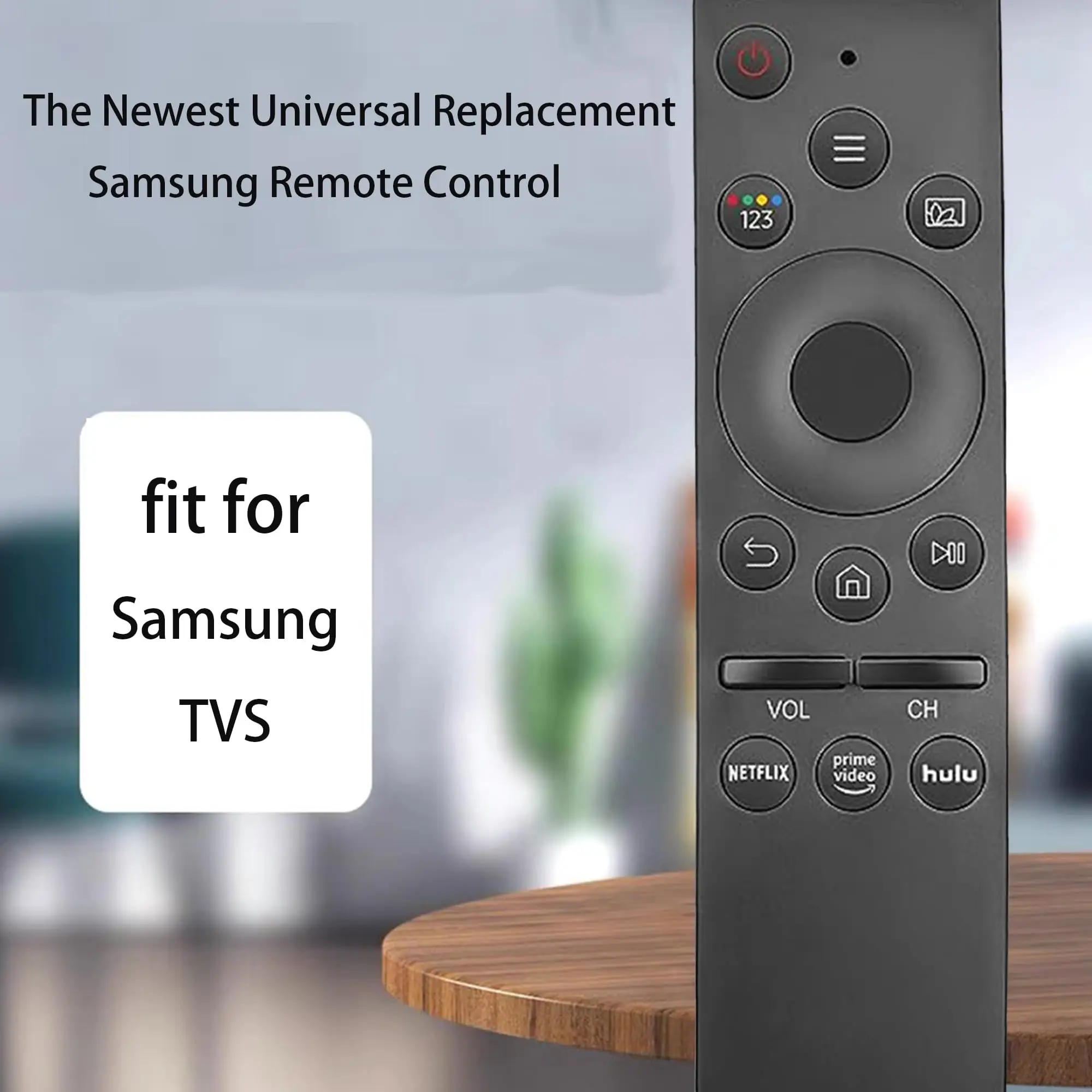 Universal Remote Control Vs Compatible with Frame, Crystal UHD,Neo QLED,8K,OLED,mart TVs - Works with Netflix, Prime Video,Hul