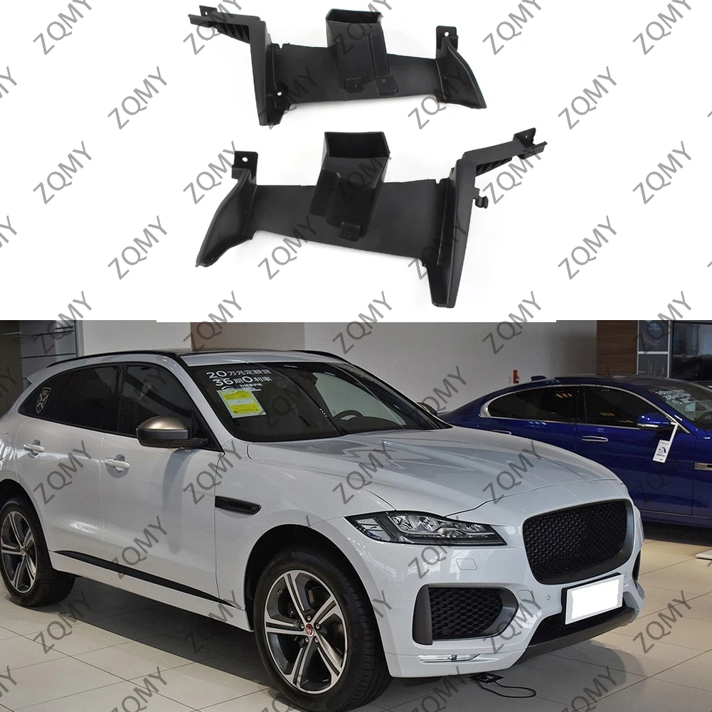 2pcs Car Front Bumper Mount Bracket T4A6249 T4A6248 For Jaguar F-Pace R-Sport Sport S Sport 2017 2018 2019 2020