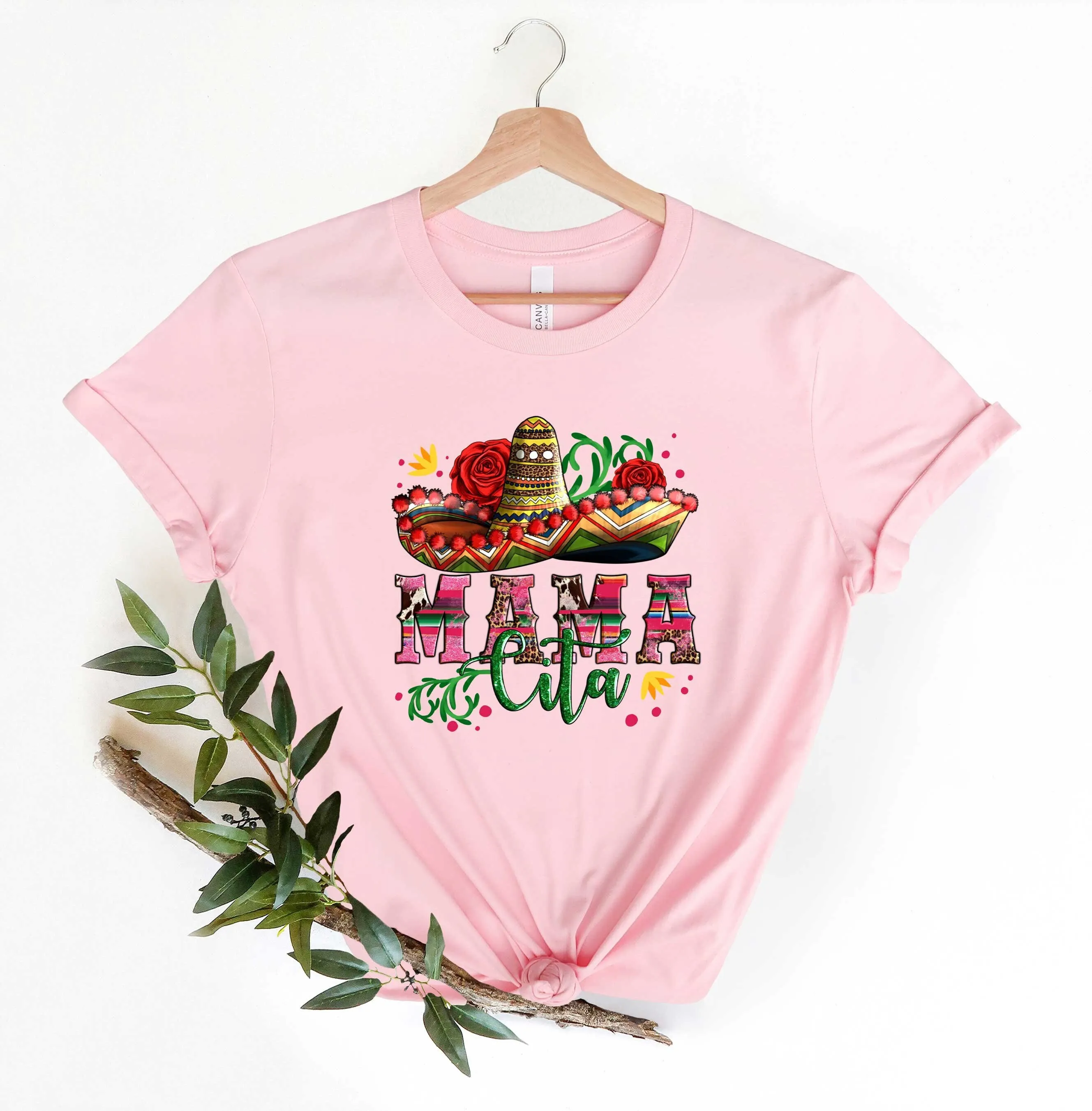 Mamacita T Shirt Mexican Fiesta For Hispanic Mom Mama Vacation Trendy