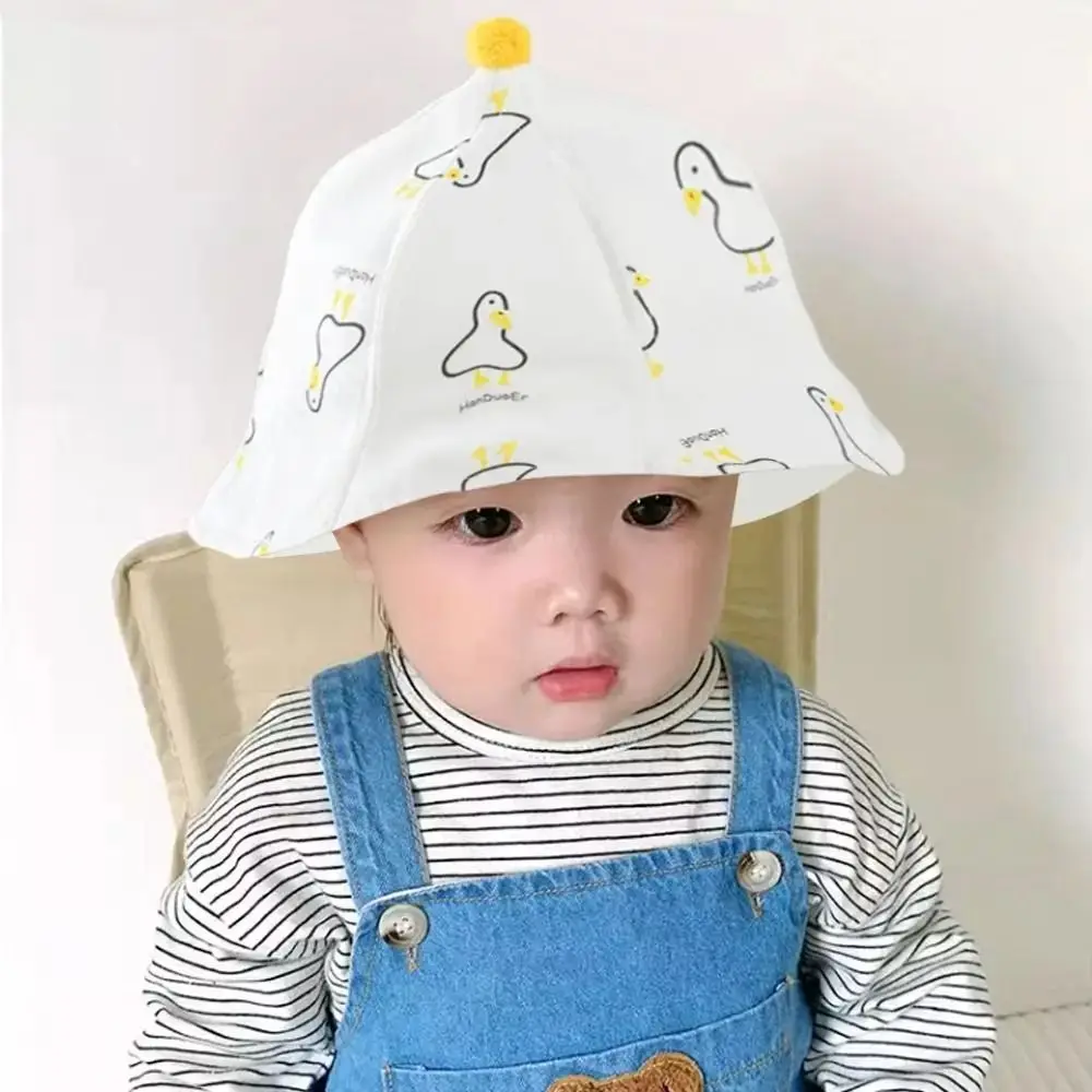 

Anti-Droplet Baby Fisherman Cap Cotton Detachable Newborn Protective Hat Protective Thin Model Face Mask Hat Summer Season
