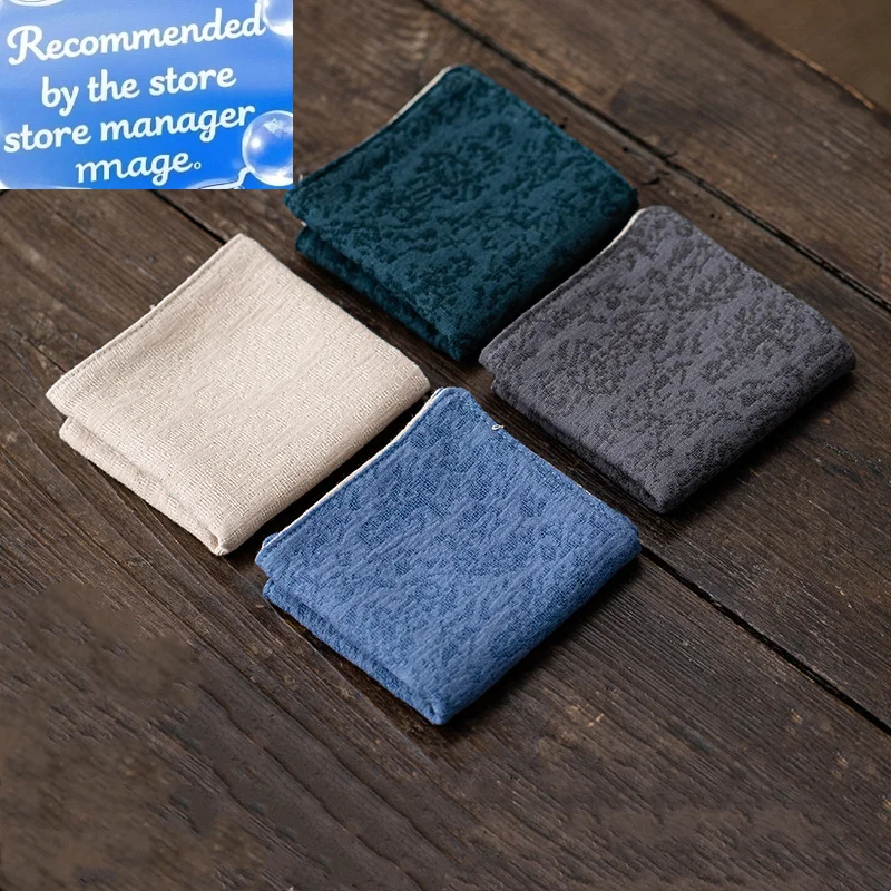 

Чайное полотенце кунг-фу, высококачественная чайная ткань, впитывающее утолщенное полотенце, чайный столик, ганчірка в стиле дзен, аксессуары, салфетки