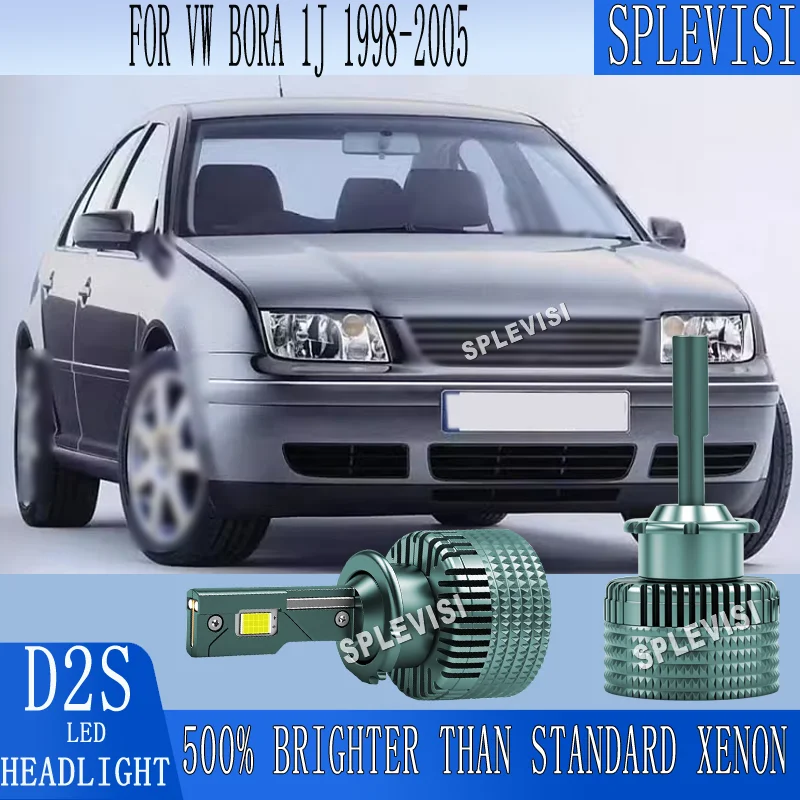 

longer life prevents water snow humidity and dust 66040 LED Car Headlight For VW Bora 1J 1998 1999 2000 2001 2002 2003 2004 2005