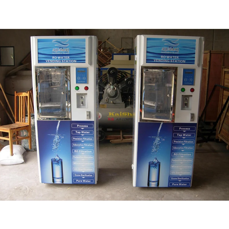 China products coin operated aqua water vending machine