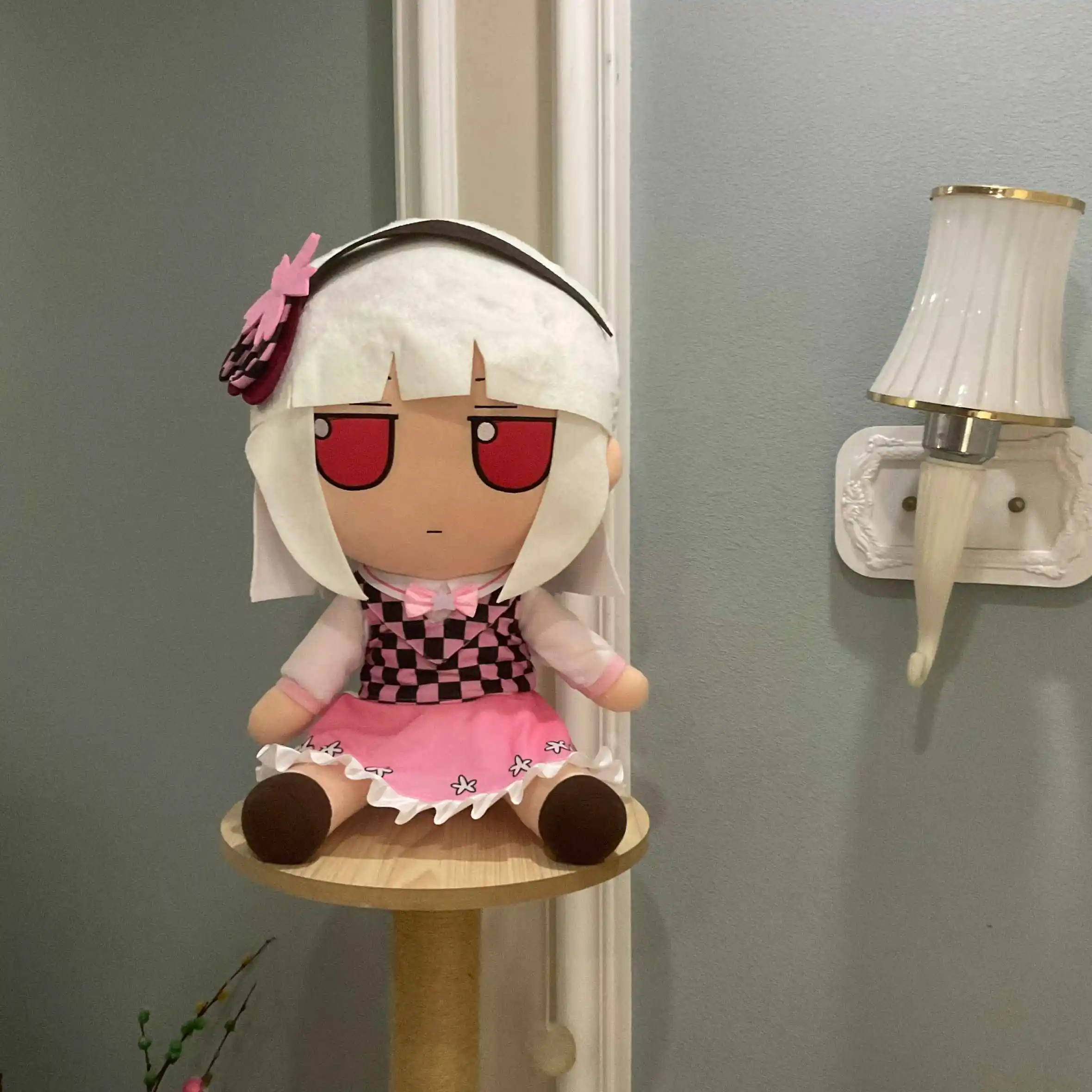 

TouHou Project Konpaku Youmu аниме очаровательная кукла сидячая фигурка модель подушка мультяшная плюшевая кукла плюшевый талисман подарки