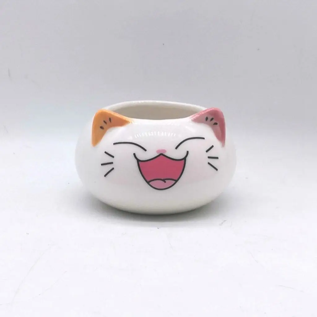 Cat Cute Table Decor Flower Planter Ornament Cartoon Garden Supplies Bonsai Accessories Succulent