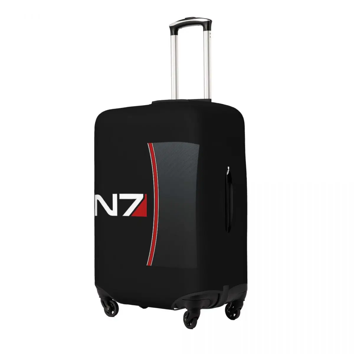 

N7 Mass Effect Emblem Suitcase Cover Protection Elastic Trip Luggage Protector Covers for 18-32 Inch