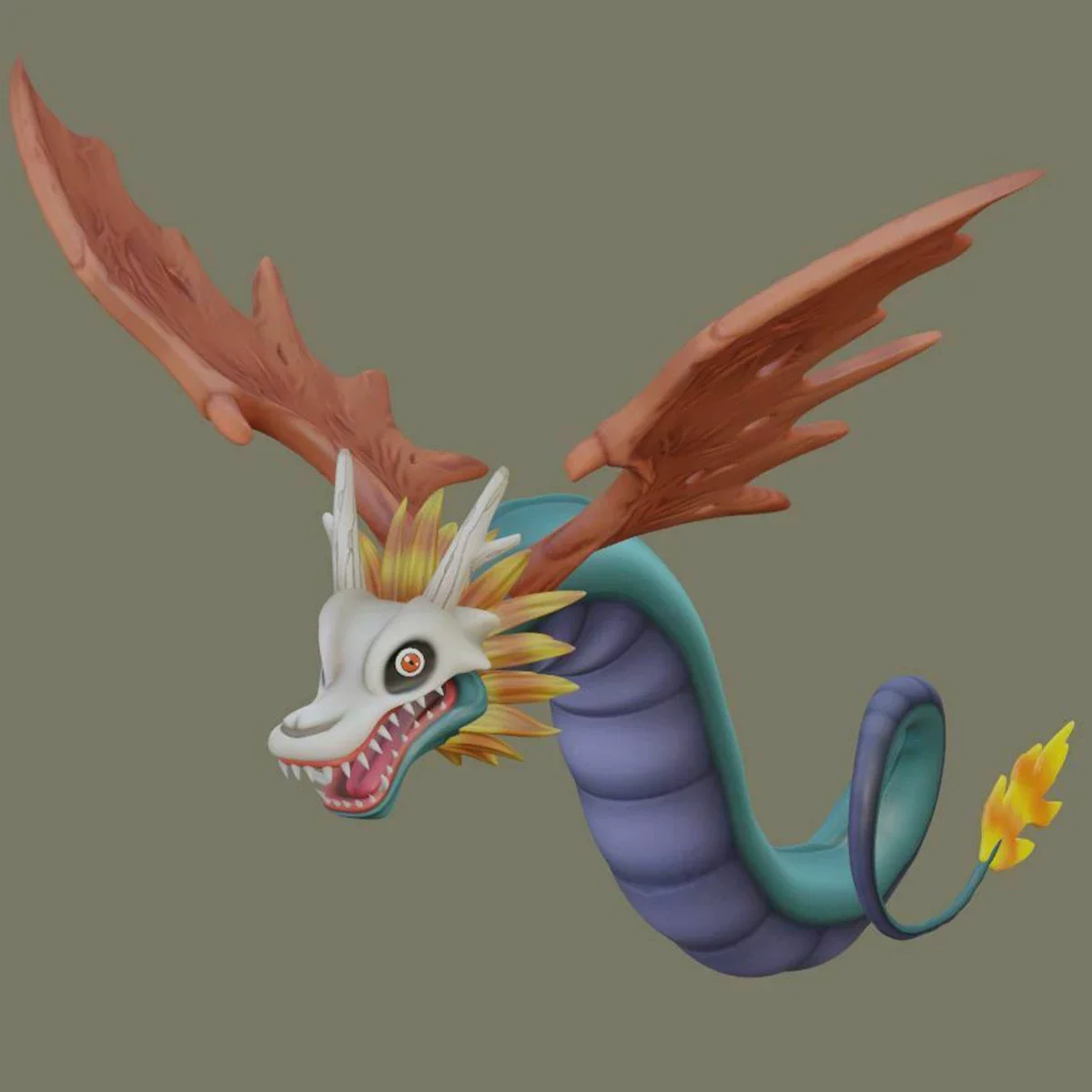 

Model Customization 15cm Airdramon Model Toys Digimon Adventure Gk Customize 3D printing model