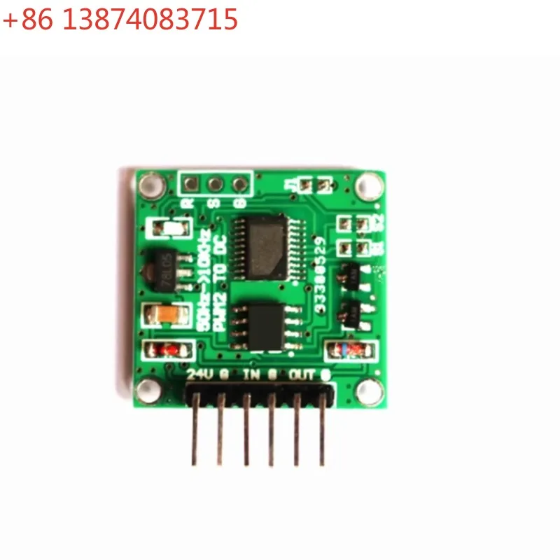 

PWM to Voltage PWM Duty Cycle to 0-5V 0-10V Linear Conversion Transmitter Module
