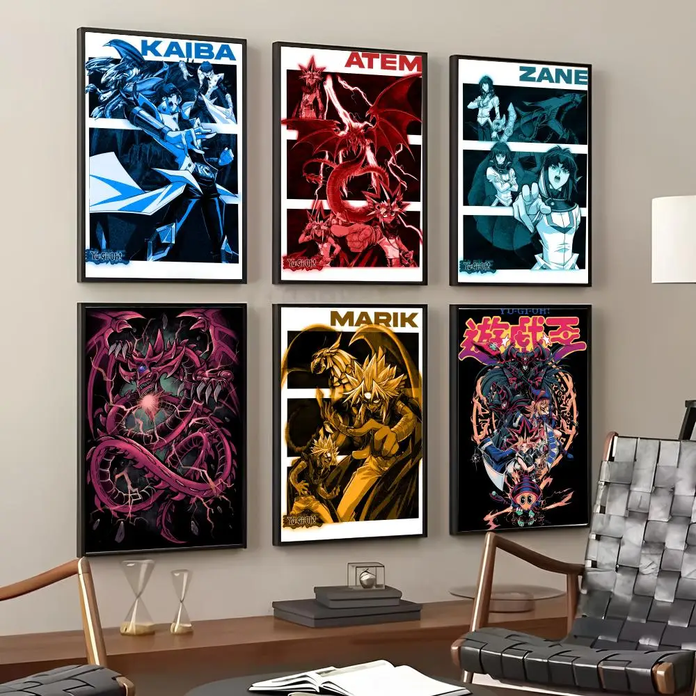 Game Y-yu-Gi-Oh Painting Calligraphy Cotton Canvas Wall Art Poster HD Print Modern Home Decor Painting