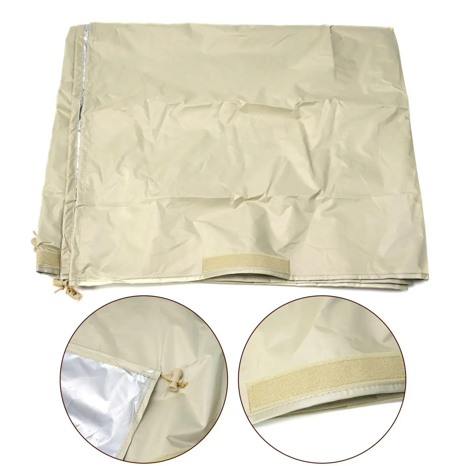

Solar Reel Protective Cover Silver Coated Swimming Pool Waterproof 190T Cover For Pools Hard-wearing Oxford Fabric