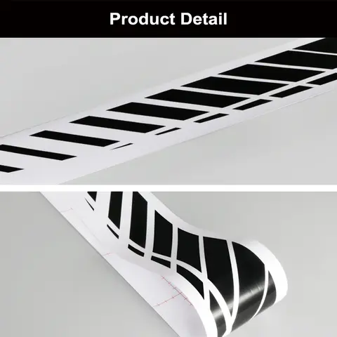 사이드 스커트용 2피스 자동차 레이싱 스트라이프 비닐 데칼 – 74.8×3.5(190x9cm) 범용 맞춤 SUV 트럭, 고접착 방수 사이드 스커트용 2피스 자동차 레이싱 스트라이프 비닐 데칼 – 74.8×3.5(190x9cm) 범용 맞춤 SUV 트럭, 고접착 방수